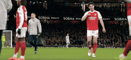 英超：阿森纳2-0布伦特福德5分领跑 梅里诺传射 萨卡补刀 赖斯伤退