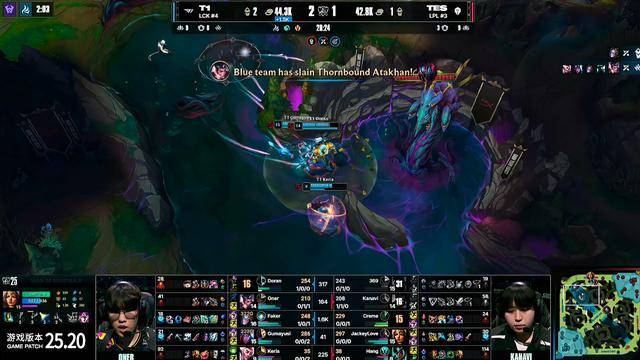 S15全球总决赛:传奇不灭,再闯决赛!T1 3-0横扫TES晋级S15决赛!