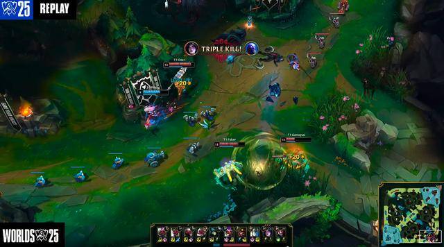 S15全球总决赛:传奇不灭,再闯决赛!T1 3-0横扫TES晋级S15决赛!